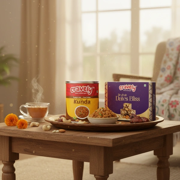 Cravely Kunda Tin (500g) + Dryfruit Dates Bliss (200g)