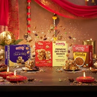 Cravely Dryfruit Munch (250g) + Kunda Pouch (250g) + Dryfruit Dates Bliss (200g)