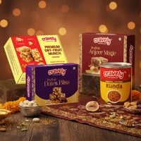 Cravely Dryfruit Munch (250g) + Kunda Tin (500g) + Dryfruit Dates Bliss (200g) + Dryfruit Anjeer Magic (200g)