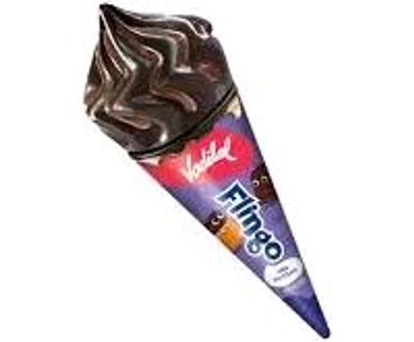 Vadilal Flingo Dark Chocolate Ice Cream Cone
