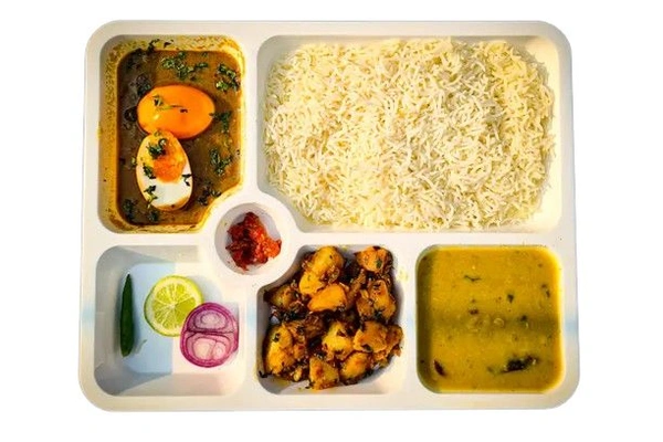 Egg Thali (Egg Meal)