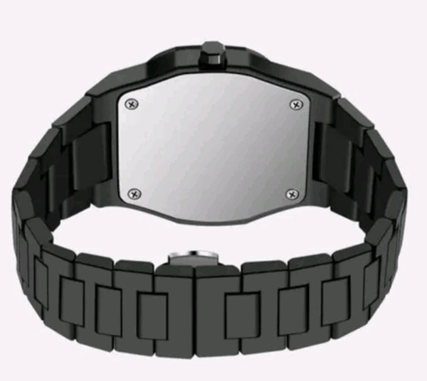 Noir Steel Arabic Dial Watch -Water Proof Edition
- Black, Free Size