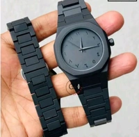 Noir Steel Arabic Dial Watch -Water Proof Edition
- Black, Free Size