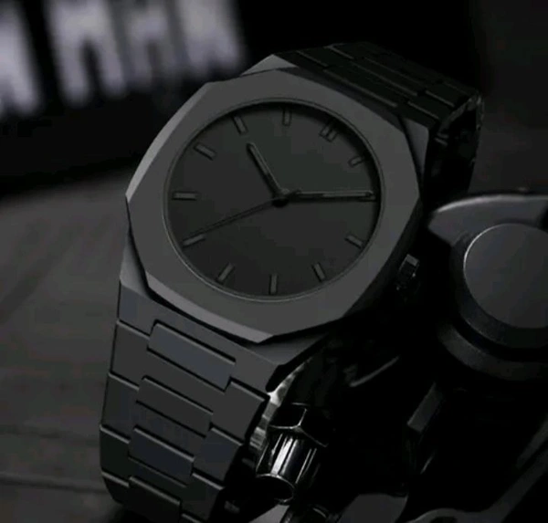 Noir Steel Arabic Dial Watch -Water Proof Edition
- Black, Free Size