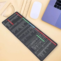 Shortcut Keyboard Mat Mouse Pad Mat Mouse Pads for Desk Quick Key Super Large Anti-slip Keyboard Pad Desk Accessories Desktop Mouse Pad Office Oversized Big Mouse Pad Rubber (80–30 Cm)