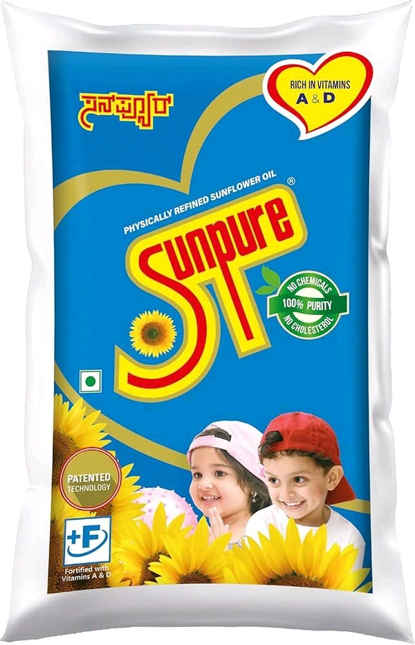 Sunpure Physically Refined Sunflower oil