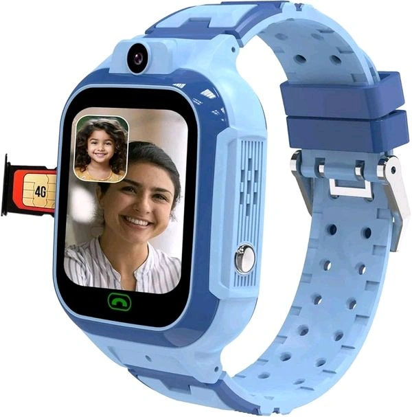 sekyo 'Carepal Pro' 4G Kids Smart Watch | Video Call, Accurate & Live GPS Location |App Control, Family Chat, Games, Pedometer, Safe Zone Alert, SOS, Good Habit Coach | SmartWatch for Kids, Boys/Girls