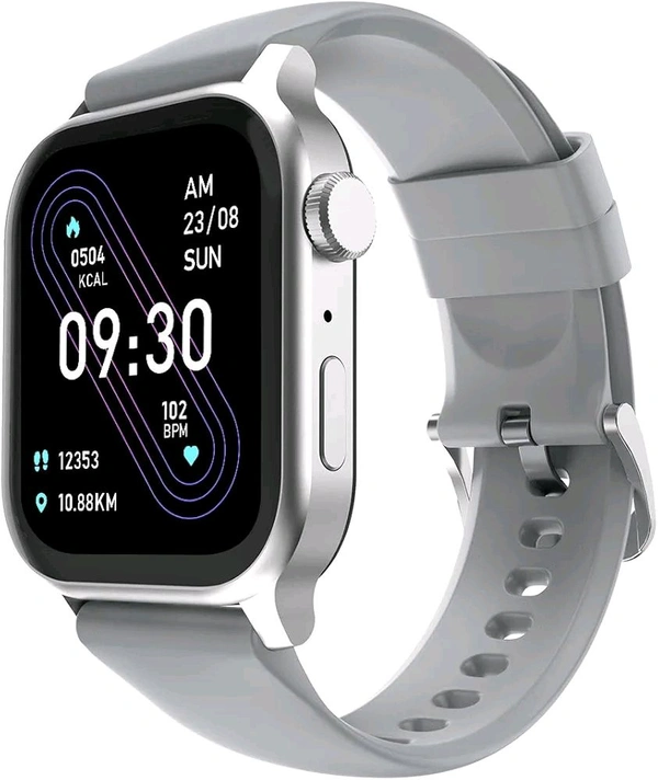 Brand: Fire-boltt Fire-Boltt Rise Smart Watch with 1.85” HD Display, Metal Body, Bluetooth Calling, AI Voice Assistant, 120 Sports Modes, SpO2 & Heart Rate Monitor, Smart Watch for Man & Women – Grey