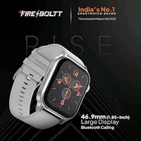 Brand: Fire-boltt Fire-Boltt Rise Smart Watch with 1.85” HD Display, Metal Body, Bluetooth Calling, AI Voice Assistant, 120 Sports Modes, SpO2 & Heart Rate Monitor, Smart Watch for Man & Women – Grey