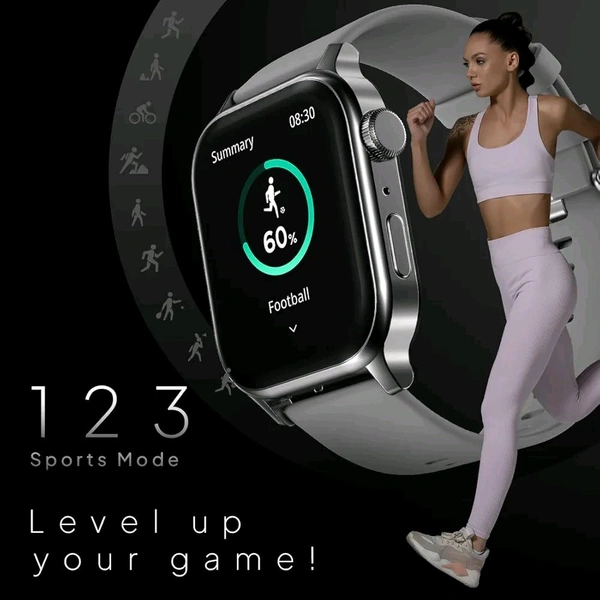 Brand: Fire-boltt Fire-Boltt Rise Smart Watch with 1.85” HD Display, Metal Body, Bluetooth Calling, AI Voice Assistant, 120 Sports Modes, SpO2 & Heart Rate Monitor, Smart Watch for Man & Women – Grey