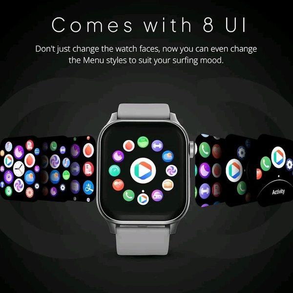 Brand: Fire-boltt Fire-Boltt Rise Smart Watch with 1.85” HD Display, Metal Body, Bluetooth Calling, AI Voice Assistant, 120 Sports Modes, SpO2 & Heart Rate Monitor, Smart Watch for Man & Women – Grey