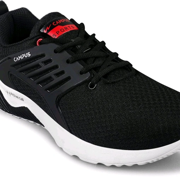 Campus Men Crysta Pro Running Shoes - 10 UK, BLK/RED