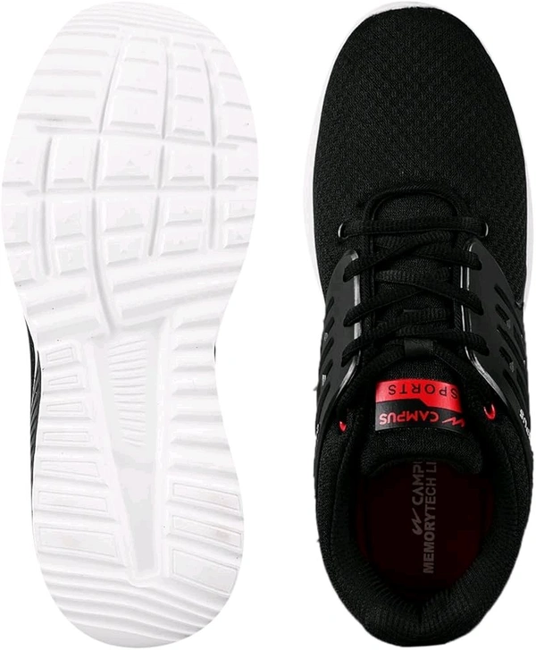 Campus Men Crysta Pro Running Shoes - 10 UK, BLK/RED