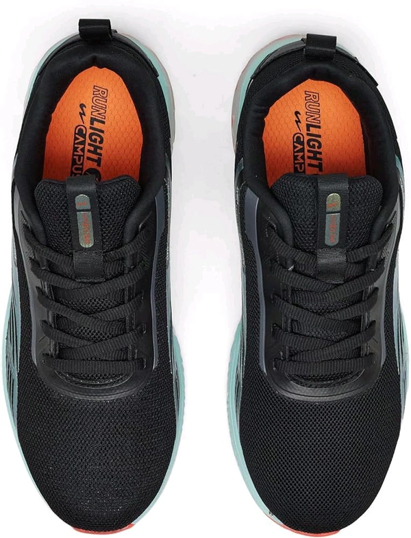 Campus Men First Running Shoes - 10 UK, BLK/MATTLIC.GRN