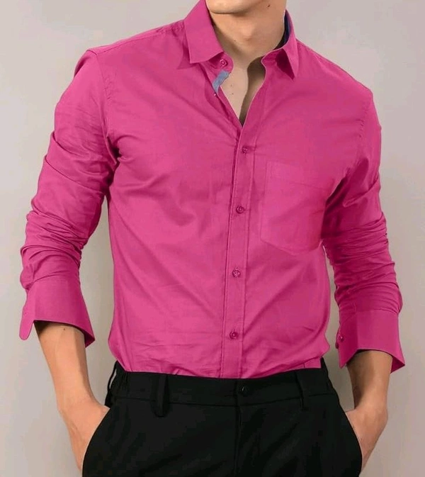 Pinkmint Men Shirt - S, Pink