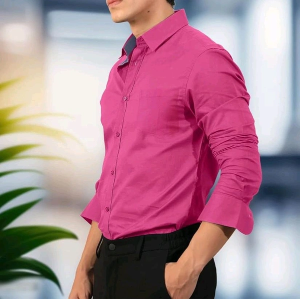 Pinkmint Men Shirt - S, Pink