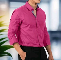 Pinkmint Men Shirt - S, Pink