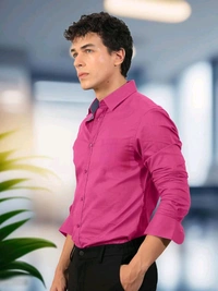 Pinkmint Men Shirt - XL, Pink