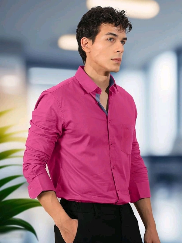 Pinkmint Men Shirt - 2XL, Pink