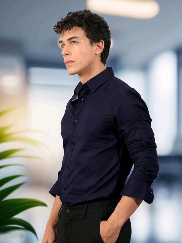 Pinkmint Men Shirt - XL, Dark Blue