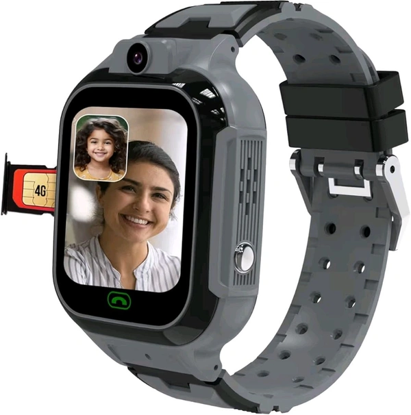 Brand: sekyo sekyo 'Carepal Pro' 4G Kids Smart Watch | Video Call, Accurate & Live GPS Location |App Control, Family Chat, Games, Pedometer, Safe Zone Alert, SOS, Good Habit Coach | SmartWatch for Kids, Boys/Girls - Pink - Black