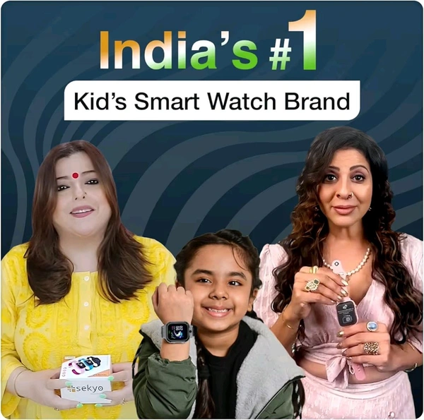 Brand: sekyo sekyo 'Carepal Pro' 4G Kids Smart Watch | Video Call, Accurate & Live GPS Location |App Control, Family Chat, Games, Pedometer, Safe Zone Alert, SOS, Good Habit Coach | SmartWatch for Kids, Boys/Girls - Pink - Black