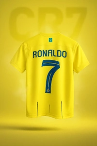 RONALDO Al-Nassr FC 2023-24 home jersey CR7,Al-Nassr Jersey - S