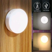 GlowSense™ Motion Sensor LED Light – USB Rechargeable, Wireless, Self-Adhesive Magnetic Night Light for Home, Stairs, Closet (₹150)