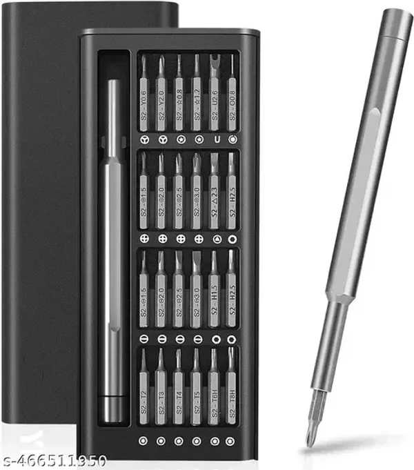24 In 1 Precision Magnetic Small Tool Kit For Electronics, Household Repairing , Office Repairing Combination Screwdriver Set - set Of 24