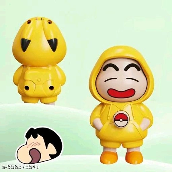 Shinchan Face‑Changing Keychain - Yellow