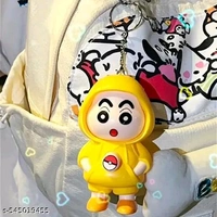 Shinchan Face‑Changing Keychain - Yellow