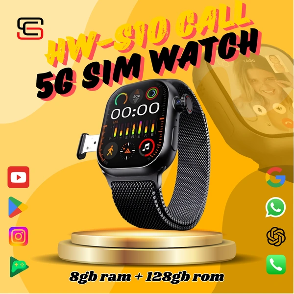 HW-S10 CALL 5G SIMWATCH - Black