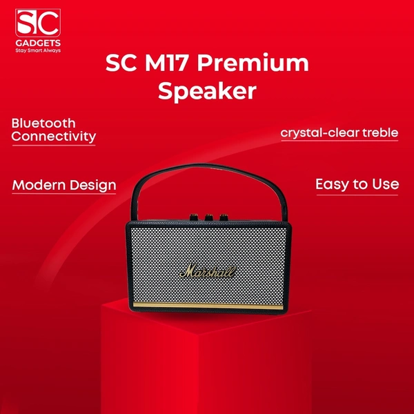 SC M17 Premium Speaker - Black