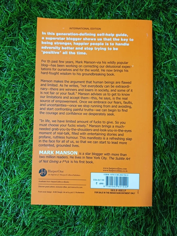 The Subtle Art of Not Giving a F*ck by Mark Manson