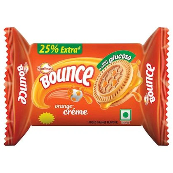 Sunfest Bounce Orange Cream Biscuit  - 5 ₹