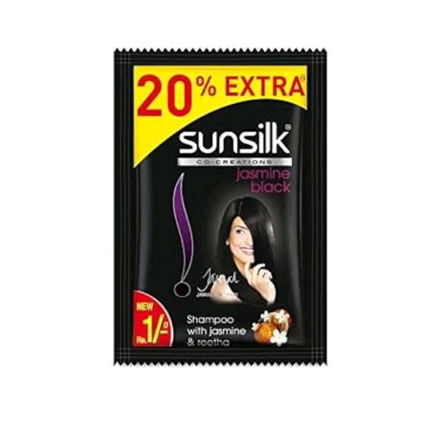 Sunsilk Black Shampoo Pouch :- 1 ₹ - 5 ₹