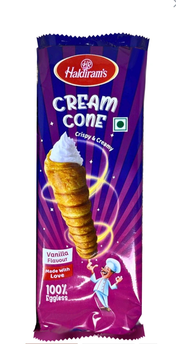 Haldiram Cream Cone Vanilla 