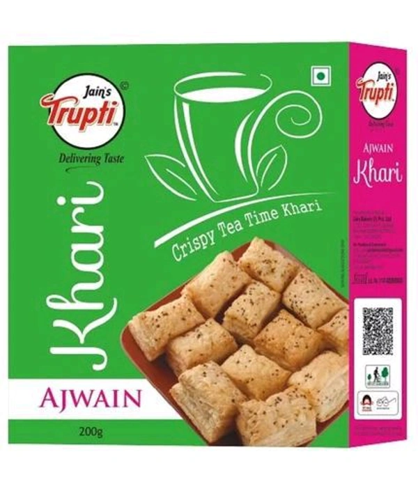 Jain Trupti Ajwain Khari 200 Gm
