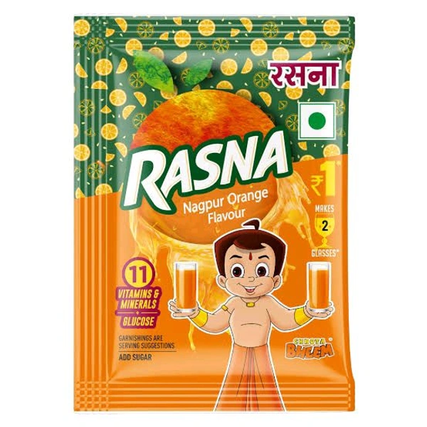 Rasna Orange Pouch :- 1 ₹