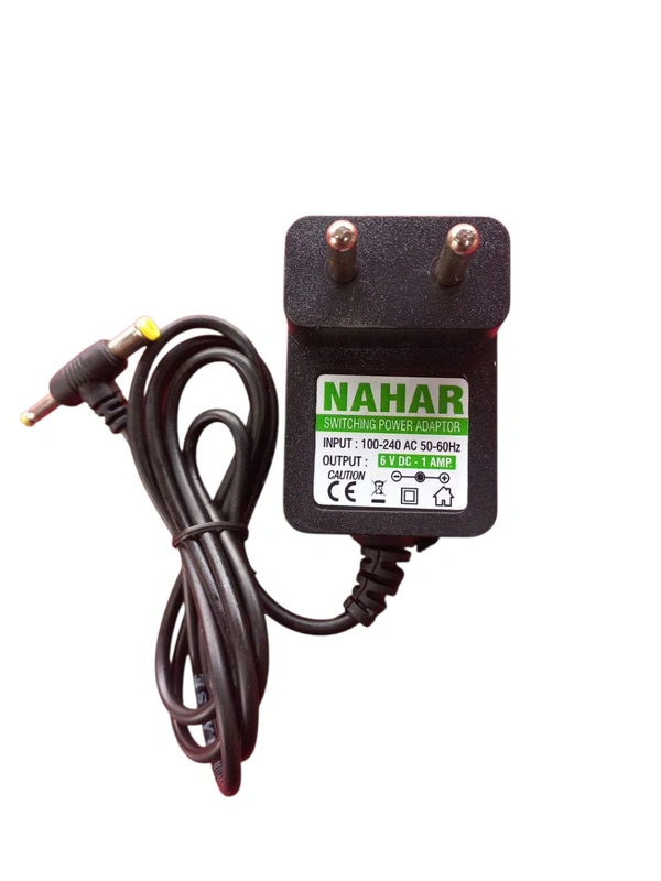 9v 1Amp Adaptor With Dc(Mota Pin) + sony(Patla Pin)