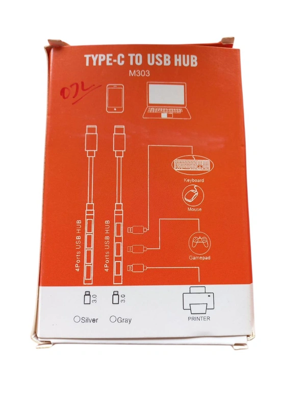 Type-C To 4-port Usb Hub