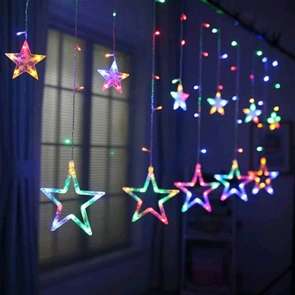 Hanging Star Light (Multi Colour)