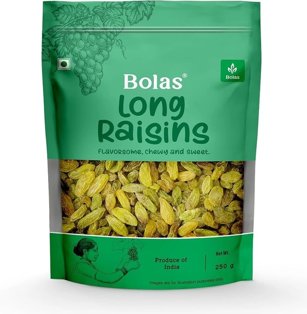 LONG RAISINS (किशमिश) - Bolas, 250g