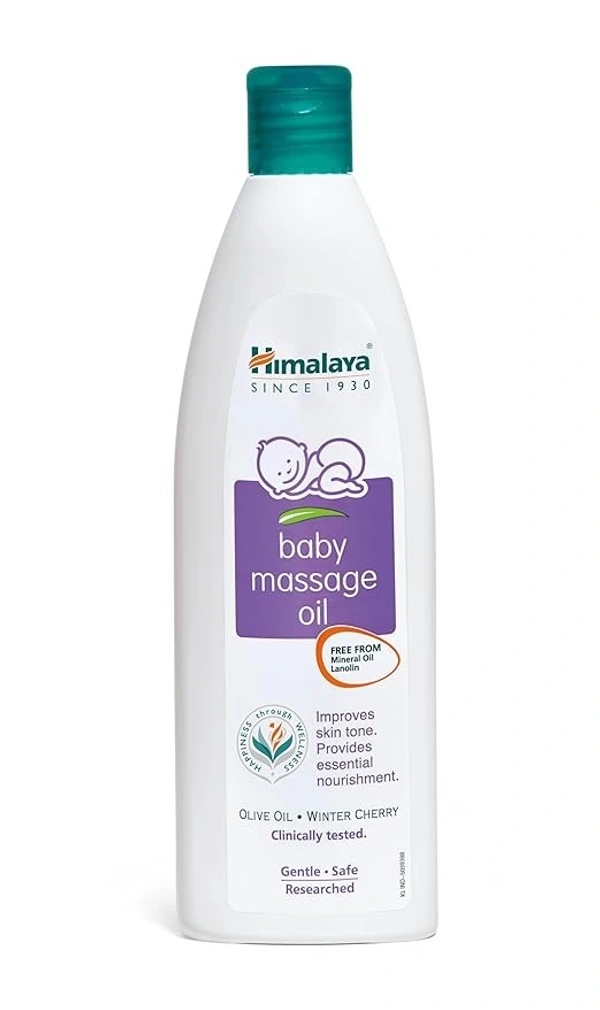 HIMALAYA BABY MASSAGE OIL - 50ml, HIMALAYA