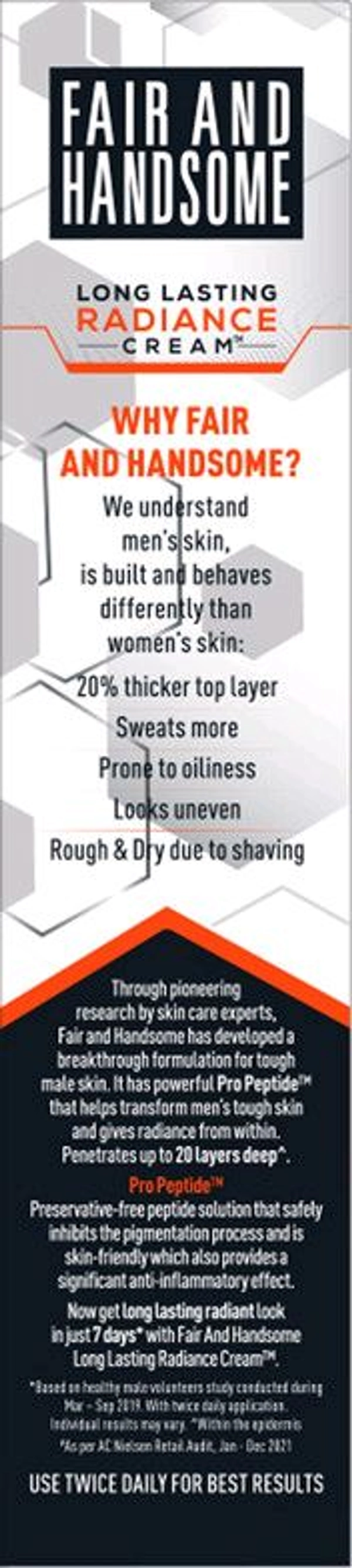 FAIR AND HANDSOME - 30g, मैन क्रीम