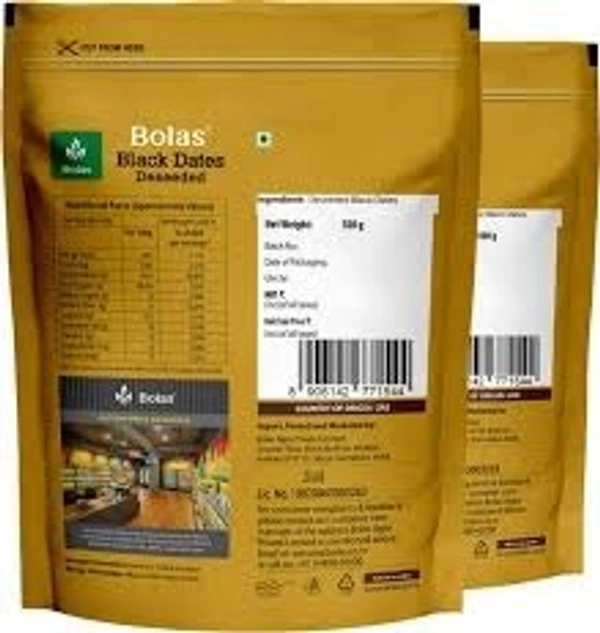 BLACK DATES (खजूर ) - Bolas, 500g