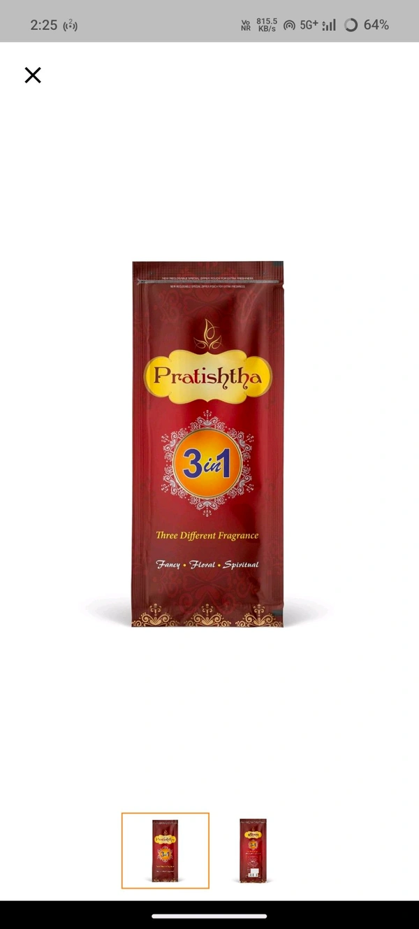 Pratishtha Family Pack Agarbatti(3-1)