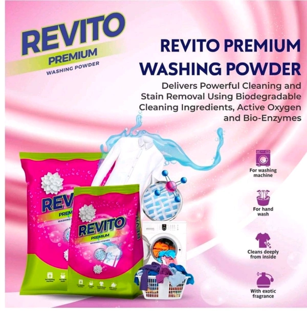 Revito Washing Powder,2kg - 2kg