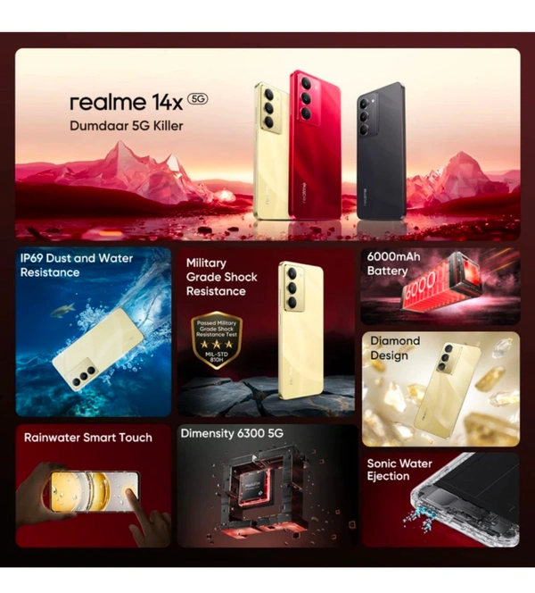 Realme 14x ,5g Phone 14999Rs