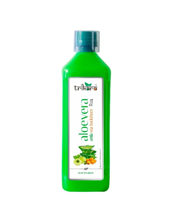 Trikara Aloe Vera,Amla,Seabuckthorn Ras,1l